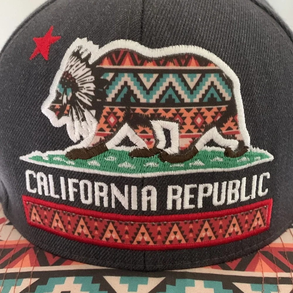 Riot Society California Republic Snapback Hat